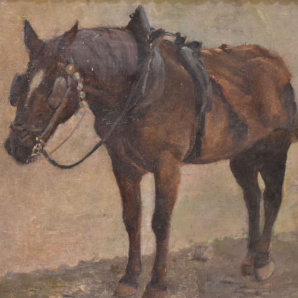 A  horse painting horses animals paintings oil on canvas paintings 19th century.jpg
